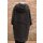 Hopsack Steppmantel mit Kapuze Oversize schwarz
