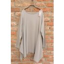 PLÜ PLUSLAVIE Longtunika Bat Lightgrey Gr. XXL