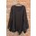 PLÜ PLUSLAVIE Turn Over Shirt black Oversize, Gr. L