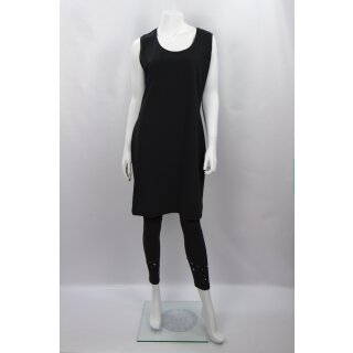 Zeitlos by Luana Kleid "Zwischenstück" schlicht schwarz Gr.42 (Herstellergröße 4)