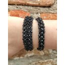 PLÜ PLUSLAVIE Jewellery Luxe 2 Bracelt black