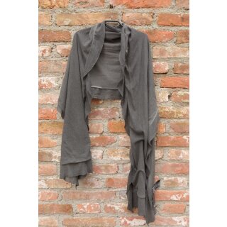 PLÜ PLUSLAVIE Tulle Scarf asphalt