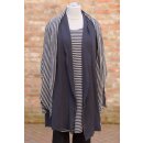 by basics Dreiecks Tuch raw charcoal/dawn grey