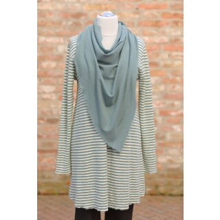by basics Dreieckstuch raw zinc