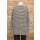 by basics Merino V raw charcoal / dawn grey melange