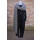 by basics Riesenschal raw white / black