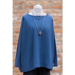 by basics Lieblings Pullover denim blue
