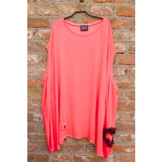 PLÜ PLUSLAVIE Balloonshirt One Size coral
