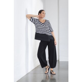 Anastasia by Kampeas Tunika 173 schwarz/weiss Streifen