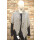 by basics Dreieckstuch raw white/earth melange