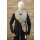 by basics Riesenschal raw white / earth melange