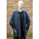 by basics Cardigan Strickhülle One Size petrol blue