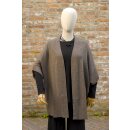 by basics Cardigan Strickhülle One Size earth melange