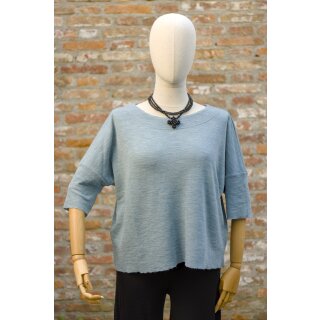 by basics Merino Shirt U Boot artic melange