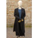 by basics Strickmantel Schalkragen schwarz