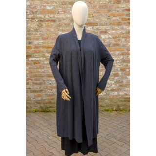 by basics Strickmantel midnight blue melange