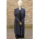 by basics Strickmantel midnight blue melange