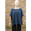 by basics Merino One Size extra weit petrol blue