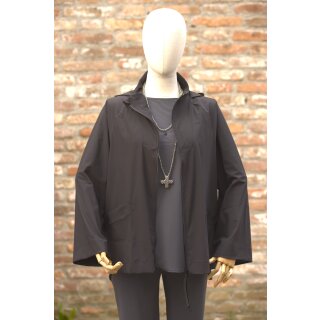 Zeitlos by Luana Jacke mit Kapuze 554 schwarz