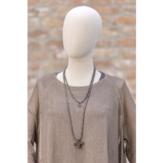 PLÜ PLUSLAVIE Jewellery Kette Plus chocolate / extralong