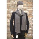 by basics Schal mit Struktur earth melange