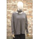 by basics Pullover Struktur earth melange