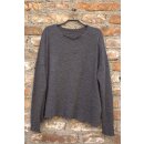 by basics Pullover Struktur anthrasite melange