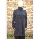 by basics Longjacke high collar midnight blue melange