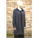by basics Longjacke high collar midnight blue melange
