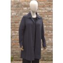 by basics Longjacke high collar charcoal