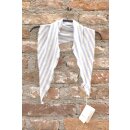 by basics Triangle raw white/sky blue melange