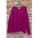 by basics Puristischer Pullover cerise