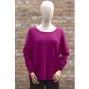by basics Puristischer Pullover cerise