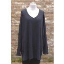 by basics V Longpullover midnight blue melange