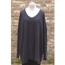 by basics V Longpullover charcoal