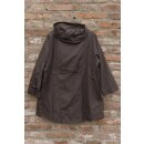Hopsack Winterjacke long "Mocca"