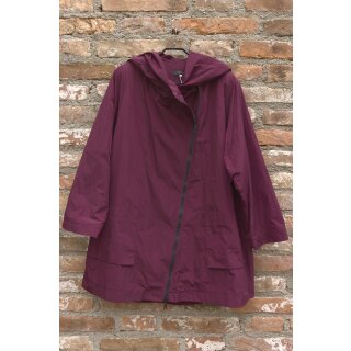 Hopsack Winterjacke long "Beere"