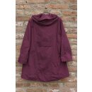 Hopsack Winterjacke long "Beere"