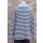 by basics Puristischer Pullover raw white/denim blue