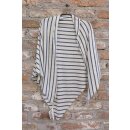 by basics Dreiecks Tuch raw white/asphalt