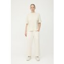 by basics Shirt Merino raw edges - pearl grey melange