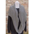 by basics Loop Merino raw white/black