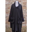 KHEI Jerseymantel Oversize black