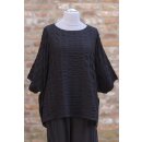 KHEI Stricktunika Oversize mit Struktur black