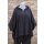 KHEI Oversize Jersey Jacke mit Kapuze black