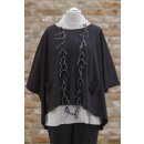 Kette Kautschuk schwarz/weiss Elemente