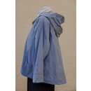 Hopsack Leichte Jacke mit Kapuze dusty blue