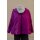 Hopsack Leichte Jacke mit Kapuze magenta