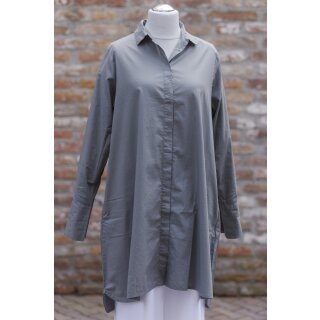 by basics Longbluse Popelin cement