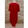 Hopsack Kleid lang rot knitter